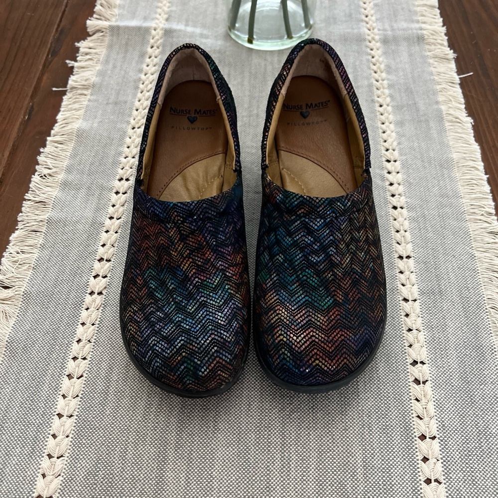 Nurse Mates Multicolor Mules